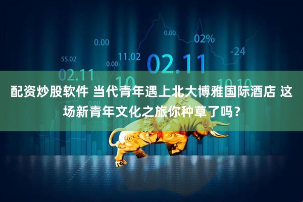 配资炒股软件 当代青年遇上北大博雅国际酒店 这场新青年文化之旅你种草了吗？